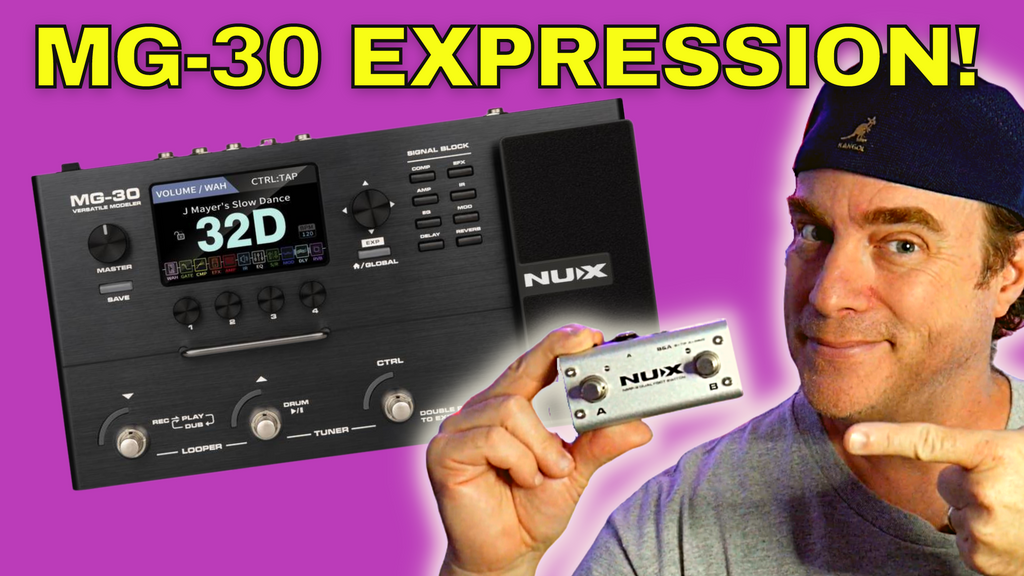 NUX MG-30 ギターエフェクター + NMP-2 フットスイッチ MG-30 | Multi NUX MG-30 ギターエフェクター + NMP-2 フットスイッチ MG-30 | Multi