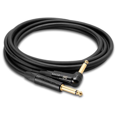 Hosa CGK-015R 15ft Edge Guitar Cable Neutrik Straight to Right-Angle-ThePedalGuy