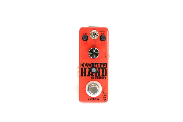 Outlaw Pedals DEAD MANS HAND 2-Mode Overdrive Pedal-ThePedalGuy