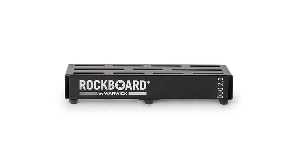 RockBoard DUO 2.0 1.04' x 5.59" Pedalboard with Gig Bag, Hook & Loop Tape, Cable Ties-ThePedalGuy