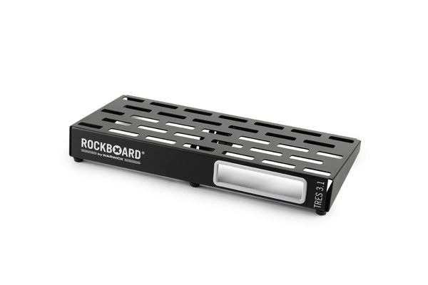 RockBoard TRES 3.1 1.67' x 9.29" Pedalboard with Gig Bag, Hook & Loop Tape, Cable Ties-ThePedalGuy