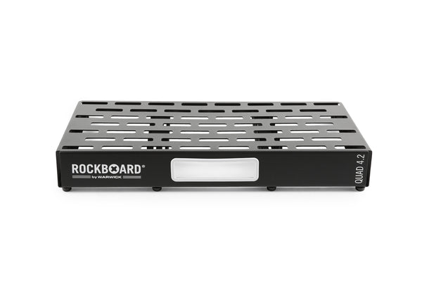 RockBoard QUAD 4.2 2.0' x 1.06' Pedalboard with Gig Bag, Hook & Loop Tape, Cable Ties-ThePedalGuy