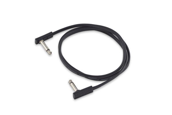 RockBoard Flat Patch Cables 3.28' Black-ThePedalGuy