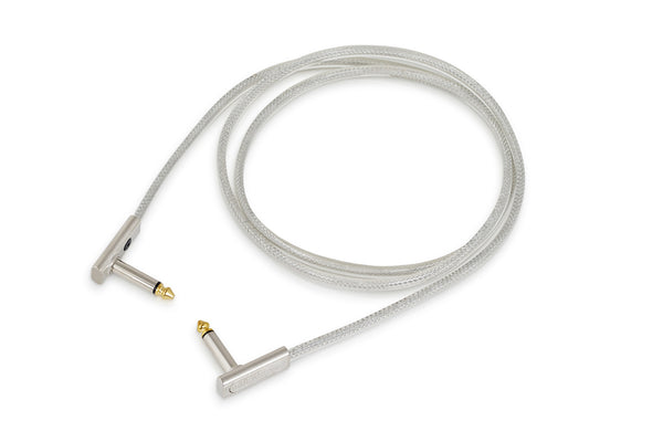 RockBoard Flat Patch Cables 3.93' Sapphire-ThePedalGuy
