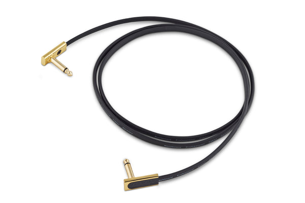 RockBoard Flat Patch Cables 4.59' Gold-ThePedalGuy