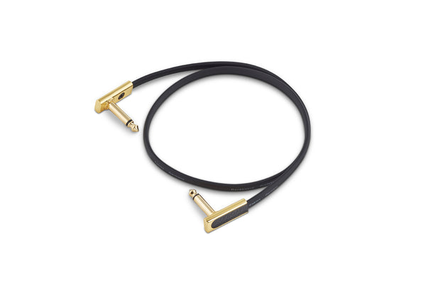RockBoard Flat Patch Cables 3.28' Gold-ThePedalGuy