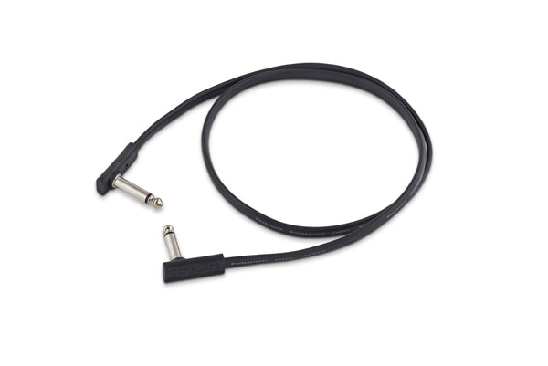 RockBoard Flat Patch Cables 2.62' Black-ThePedalGuy