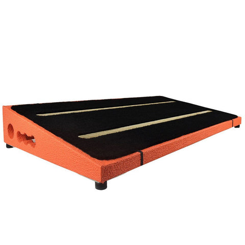 Ruach Music Orange Tolex 3 Pedalboard-ThePedalGuy