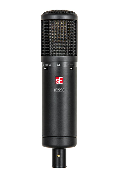 sE Electronics SE2200 Large Diaphram Cardiod Condenser Mic with Shockmount and Filter-ThePedalGuy
