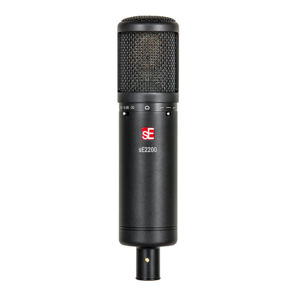 sE Electronics SE2200 Large Diaphram Cardiod Condenser Mic with Shockmount and Filter-ThePedalGuy