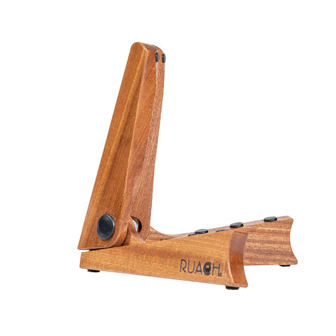 Ruach PS-1 Foldable Pocket Guitar Stand – Mahogany-ThePedalGuy